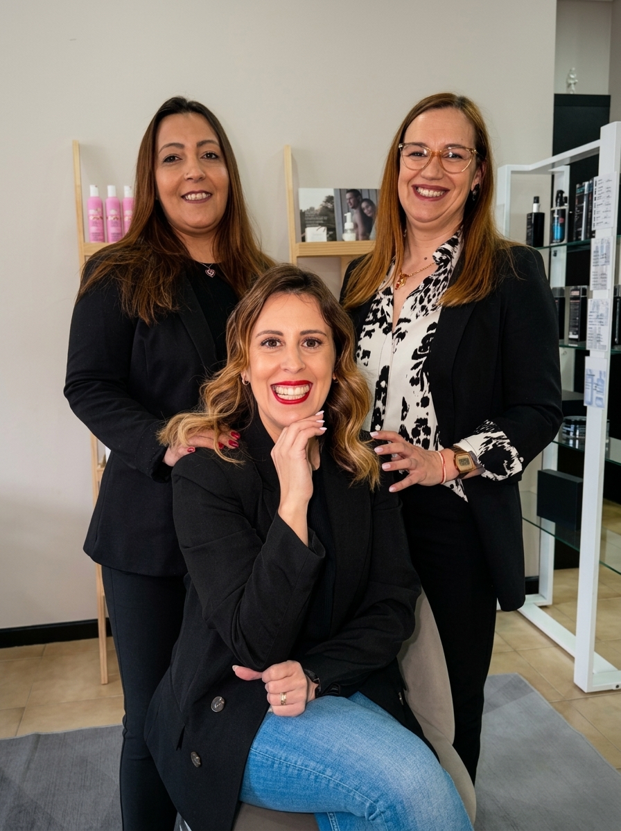 Liliana Correia com a equipa no espaço em Oliveira de Azeméis